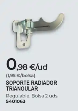 BigMat soporte radiador triangular oferta