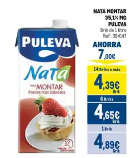 Makro Puleva Nata para montar oferta