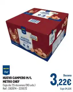 Makro Metro Chef huevo campero m/l oferta