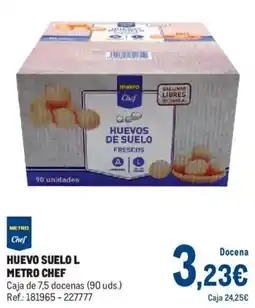 Makro Metro Chef huevo suelo l oferta