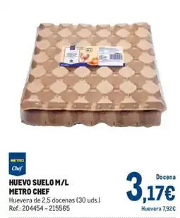 Makro Metro Chef huevo suelo m/l oferta