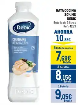 Makro Debic nata cocina 20% mg oferta