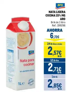 Makro aro nata para cocinar oferta