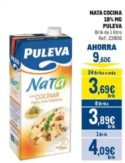 Makro Puleva nata cocina oferta