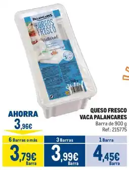Makro Palancares queso fresco vaca oferta