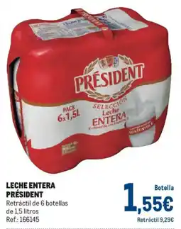 Makro Président leche entera oferta