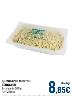 Makro Bergader queso azul cubitos oferta