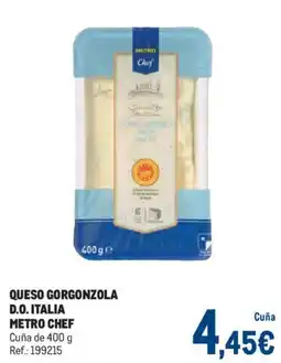 Makro Metro Chef queso gorgonzola oferta
