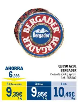 Makro Queso Azul Bergader oferta
