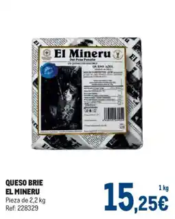 Makro El Mineru queso brie oferta