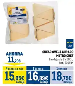 Makro Metro Chef queso oveja curado oferta