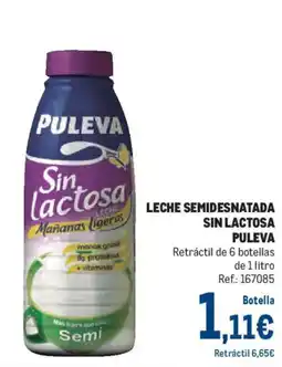 Makro Puleva leche semidesnatada sin lactosa oferta