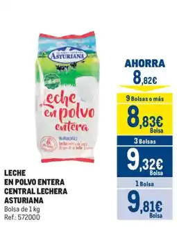 Makro Central Lechera Asturiana leche en polvo entera oferta