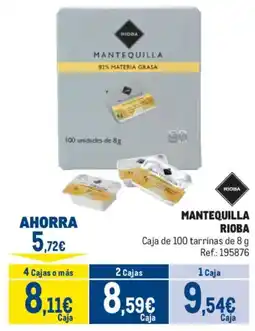 Makro Rioba mantequilla oferta