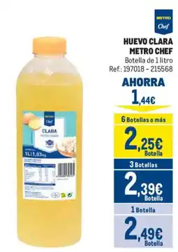 Makro Metro Chef huevo clara oferta