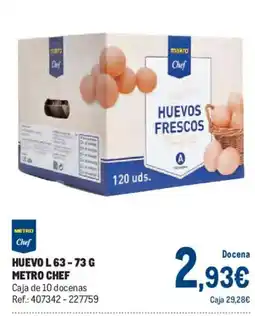 Makro Metro Chef Huevo L 63 - 73 G oferta