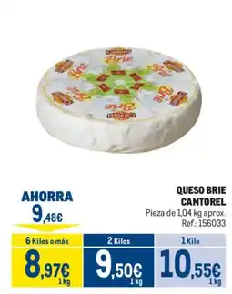 Makro Queso Brie Cantorel oferta