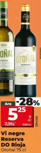 Dia Otonal vi negre reserva do rioja oferta
