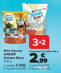 Carrefour Kinder Schoko-Bons oferta