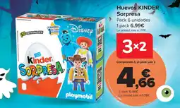 Carrefour Kinder huevos Sorpresa oferta