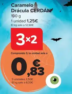 Carrefour Caramelo Drácula Cerdán oferta