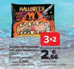 Carrefour Halloween lolly oferta