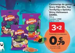 Carrefour Damel Caramelos de goma Scary Pika Mix Top Terrifying o Spooky Shiny Halloween oferta