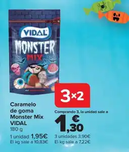 Carrefour Vidal monster mix oferta