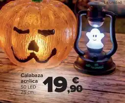 Carrefour Calabaza acrílica oferta
