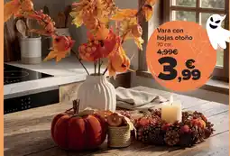 Carrefour Vara con hojas otoño oferta