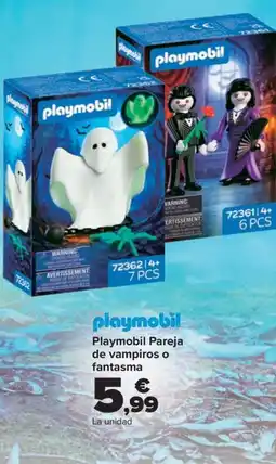 Carrefour Playmobil pareja de vampiros o fantasma oferta