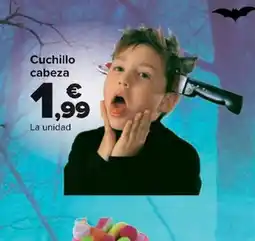 Carrefour Cuchillo cabeza oferta