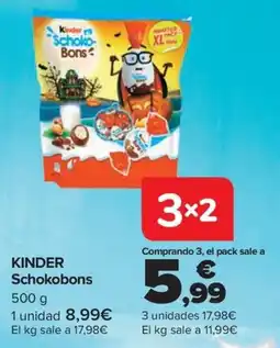 Carrefour Kinder Schokobons oferta