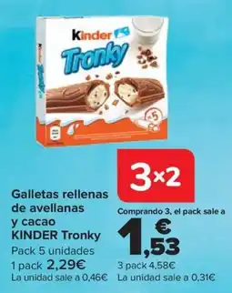 Carrefour Kinder Tronky oferta