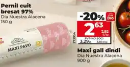 Maxi Dia Dia Nuestra Alacena pernil cuit bresat 97% oferta