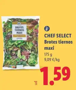 Lidl Chef Select brotes tiernos maxi oferta