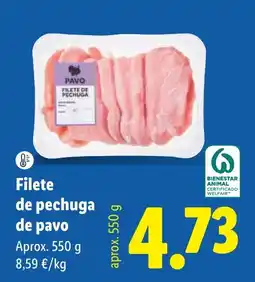 Lidl Pavo filete de pechuga oferta