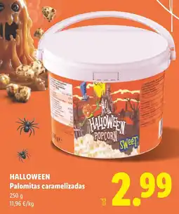 Lidl Halloween palomitas caramelizadas oferta