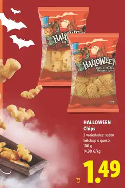 Lidl Halloween Chips oferta