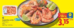 Lidl Langostino cocido oferta