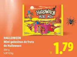 Lidl Halloween mini golosinas de fruta de halloween oferta