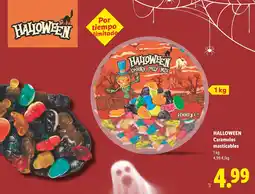 Lidl Halloween Caramelos masticables oferta