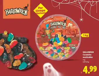 Lidl Halloween Caramelos masticables oferta