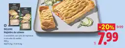 Lidl Deluxe hojaldre de salmón oferta