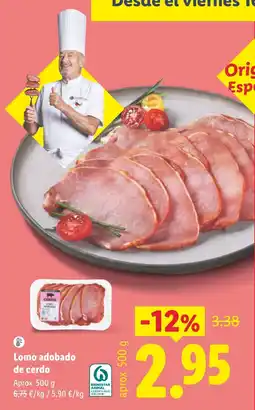 Lidl Lomo adobado de cerdo oferta