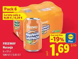 Lidl Freeway Naranja oferta