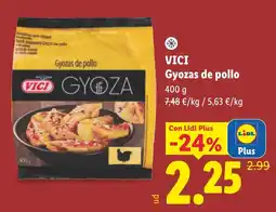 Lidl Vici gyoza de pollo oferta
