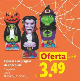 Lidl Figuras con grageas de chocolate oferta
