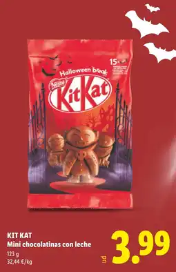 Lidl Kit Kat Mini chocolatinas con leche oferta