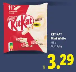 Lidl KitKat Mini White oferta